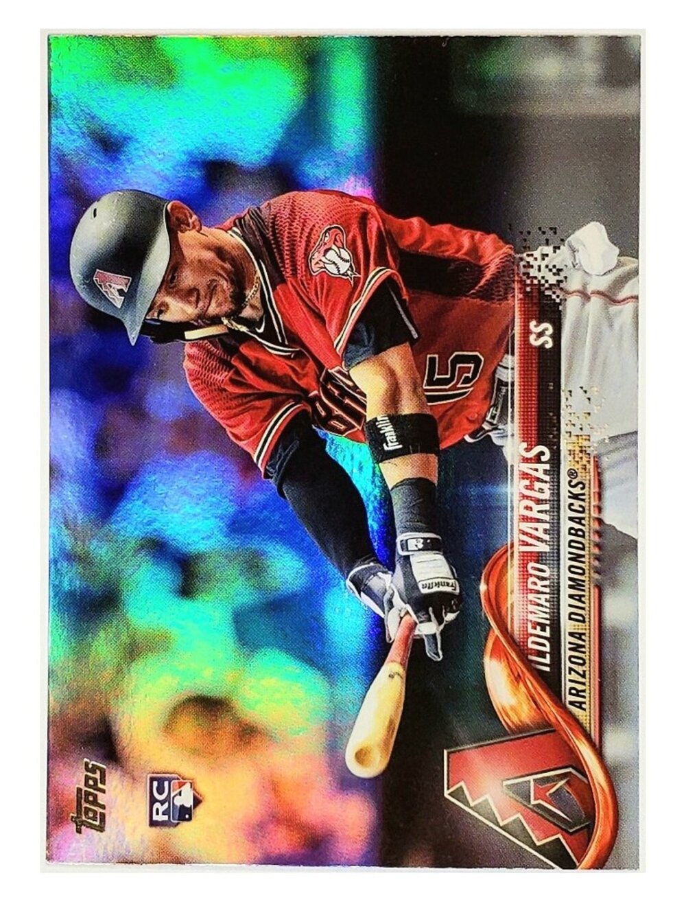ILDEMARO VARGAS ROOKIE RAINBOW FOIL HOLO 2018 TOPPS UPDATE #US114, DIAMONDBACKS